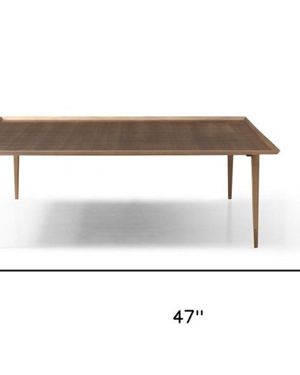 47" Bronze Copper Square Coffee Table