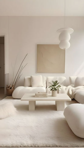 55" Beige Genuine Marble and Marble Double Pedestal Coffee Table