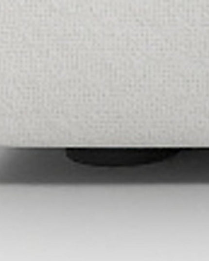 80" White Linen Blend Modular Sofa