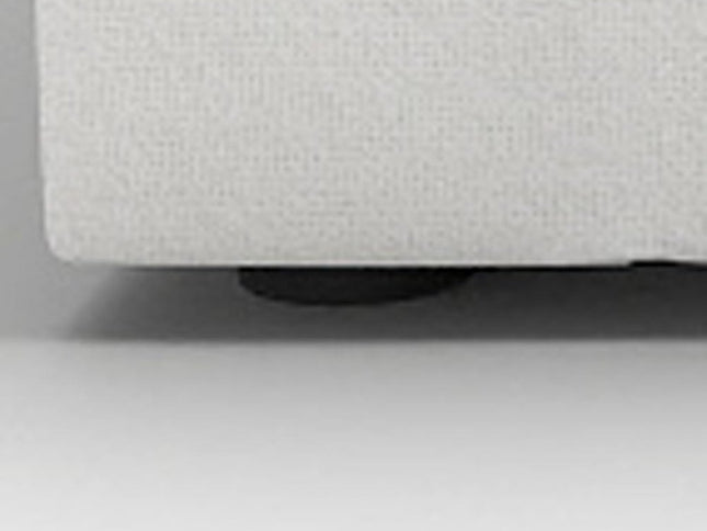 80" White Linen Blend Modular Wood Sofa