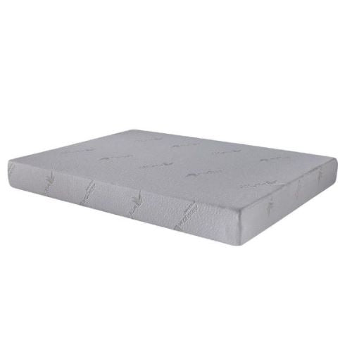 6" Twin Polyester Memory Foam Mattress Covered in a Soft Aloe Vera Fabric