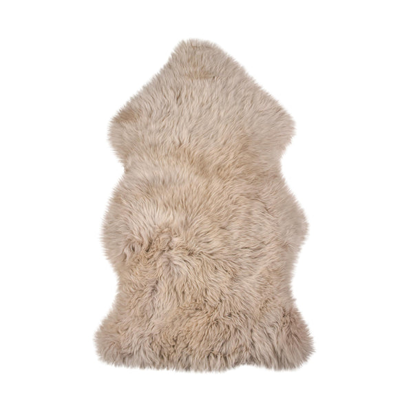 24" x 36" x 1.5" Taupe Single Sheepskin - Area Rug