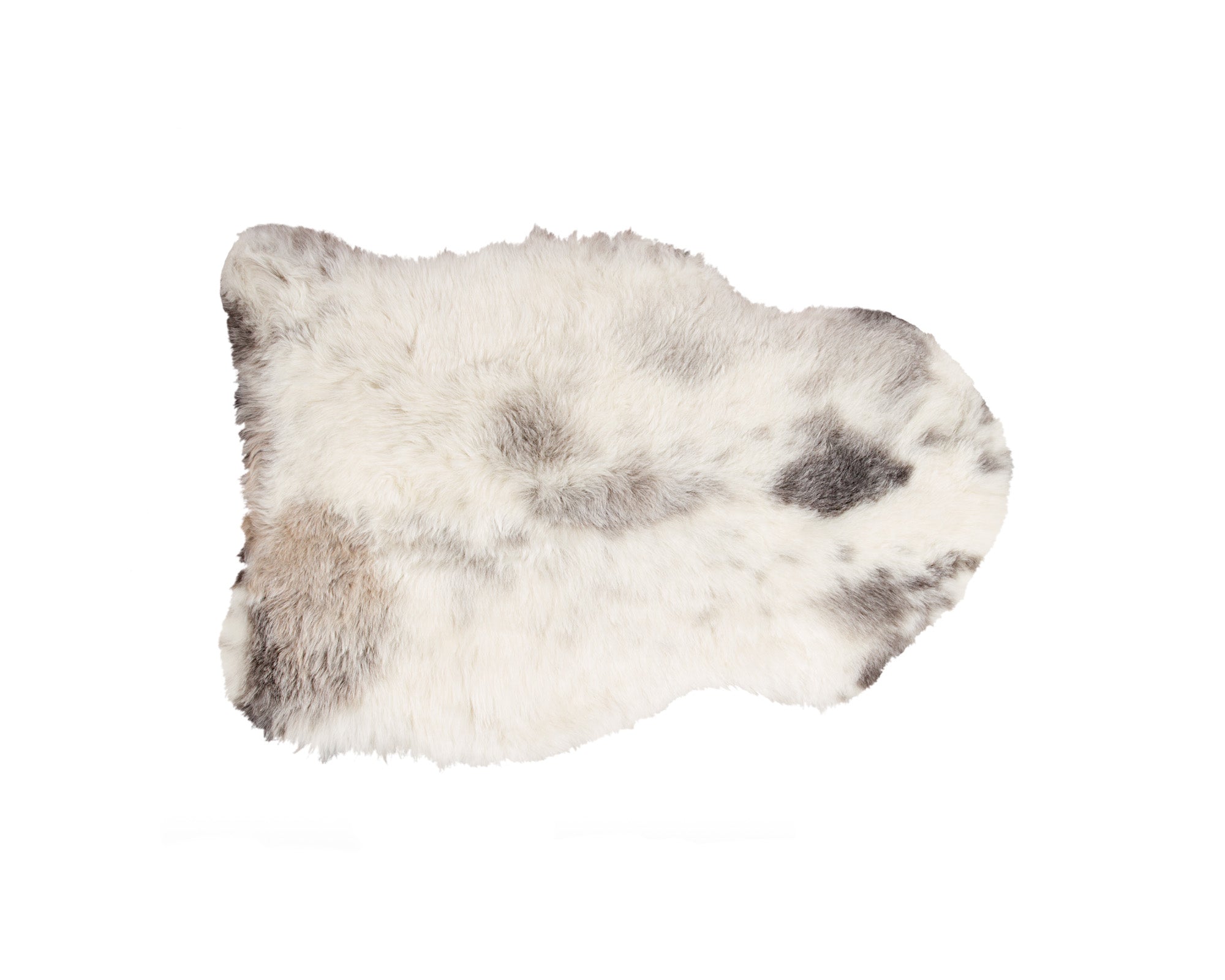 24" x 36" x 1.5" x 2" Spotted Sheepskin Single Short-Haired - Area Rug