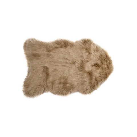 24" x 36" x 1.5" Tan Sheepskin - Area Rug