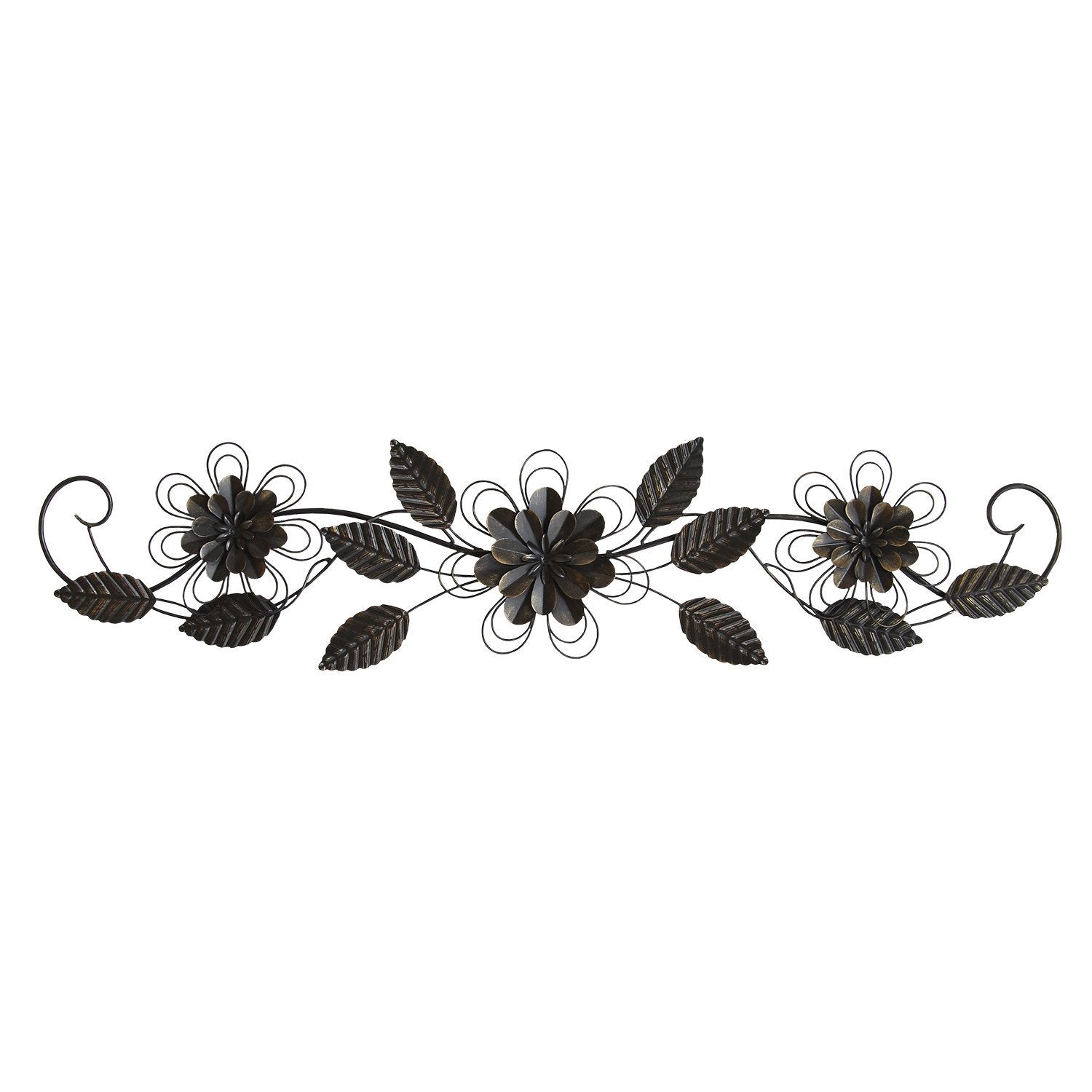 Black Enchanting Over The Door Metal Wall Decor