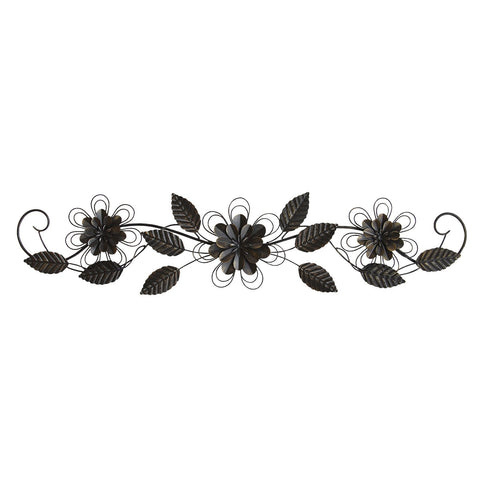 Black Enchanting Over The Door Metal Wall Decor