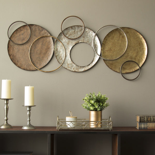 Charming Textured Metal Wall Decor