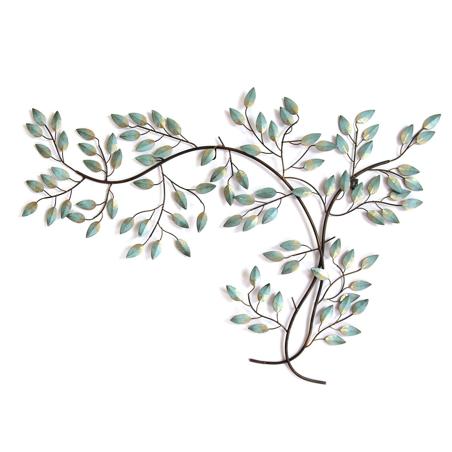 Patina Tree Branch Metal Wall Decor