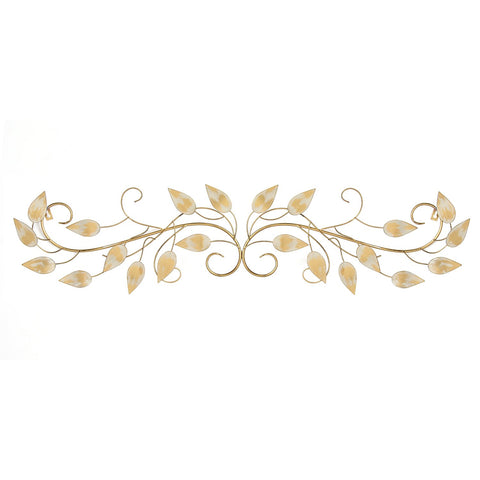 Brushed Gold Over The Door Metal Wall Decor