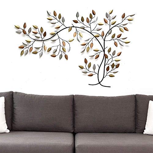 Earthy Metal Tree Branch Wall Decor