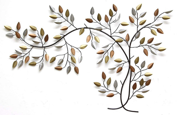 Earthy Metal Tree Branch Wall Decor