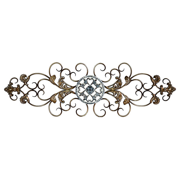 Traditional Blue and White Scroll Wall Decor