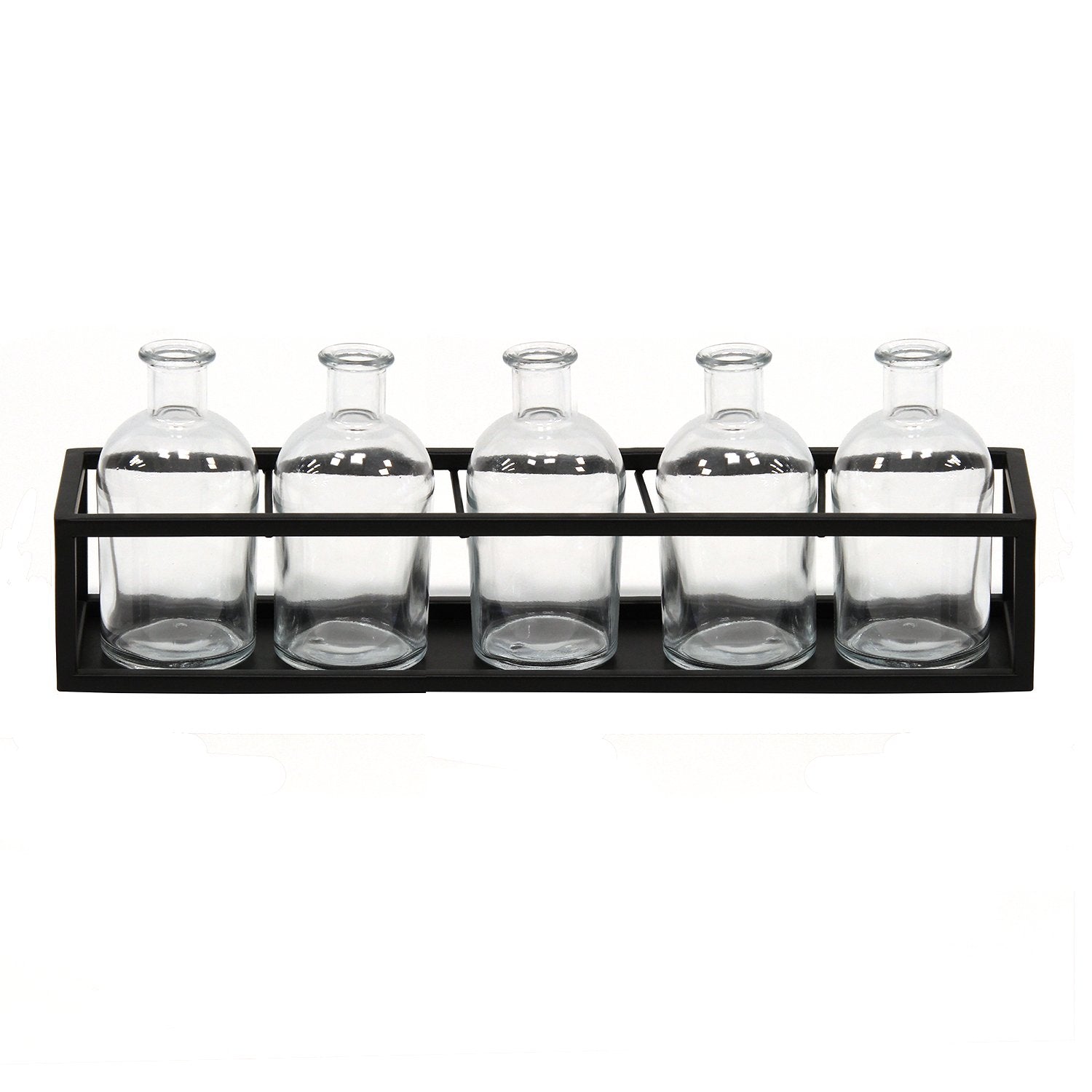 6 Piece Glass Vase Set