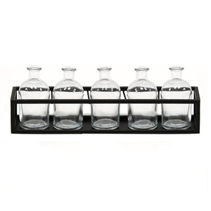 6 Piece Glass Vase Set