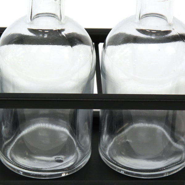 6 Piece Glass Vase Set