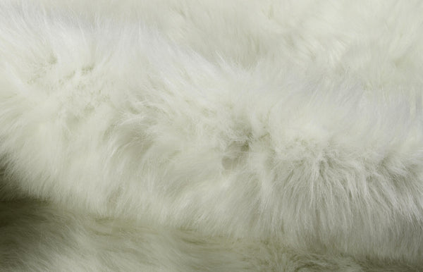 Faux Cowhide Rug 4' x 5' - Off White