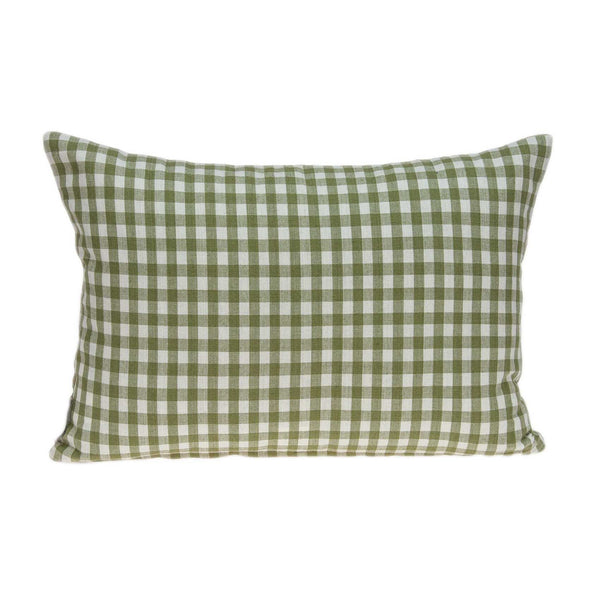 20" x 6" x 14" Tropical Green Pillow Cover With Poly Insert