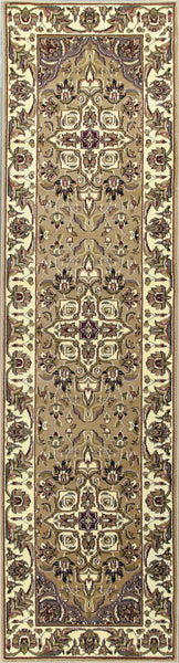 1' x 2' Polypropylene Beige or Ivory Area Rug