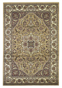 2' x 3' Polypropylene Beige or Ivory Accent Rug