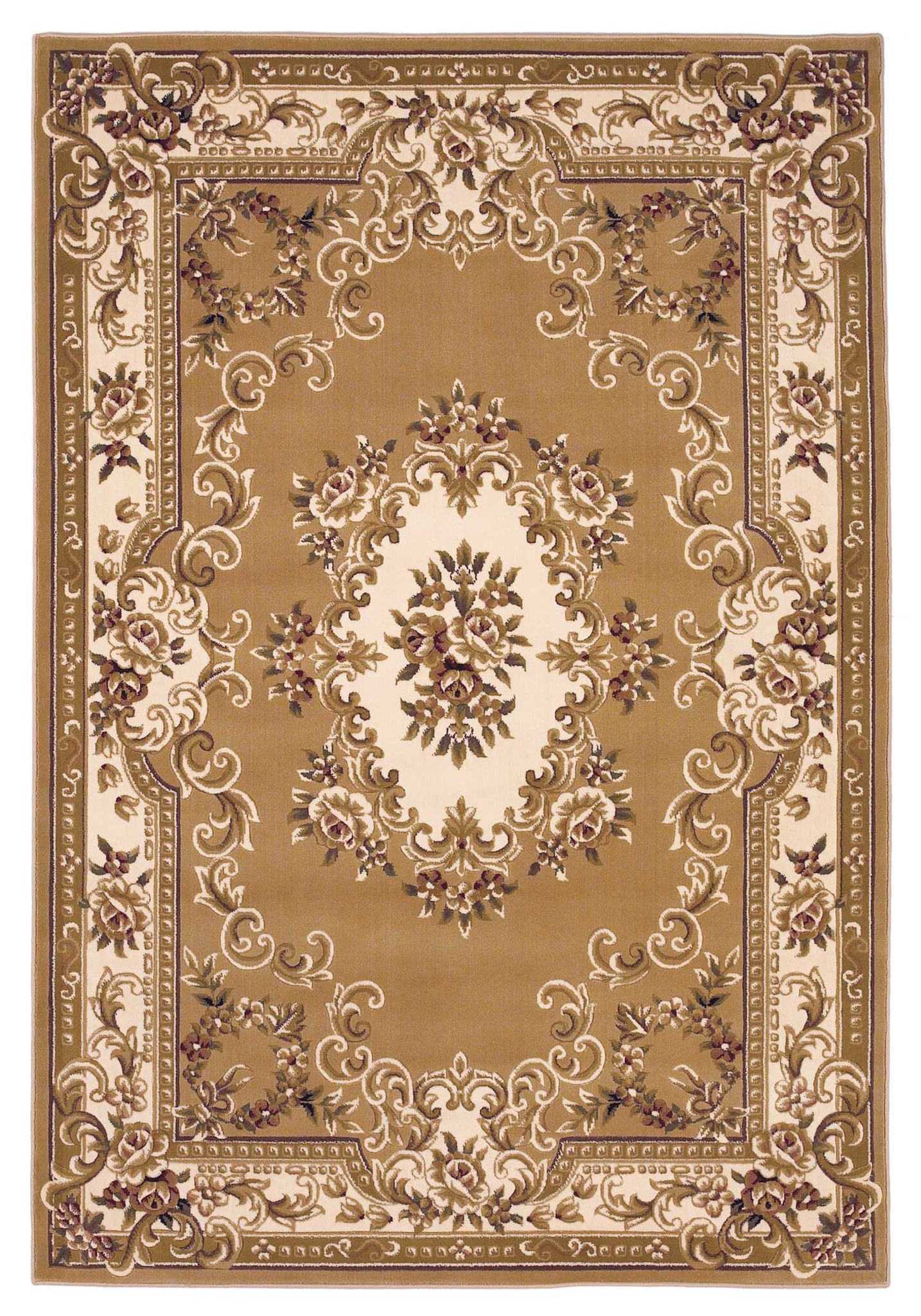 2' x 3' Polypropylene Beige or Ivory Accent Rug