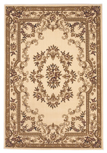 2' x 3' Polypropylene Ivory Accent Rug