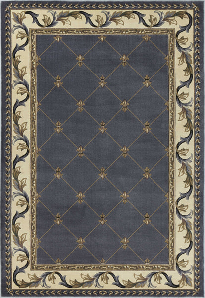 2' x 3' Polypropylene Blue Accent Rug