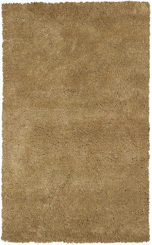 2' x 4' Polyester Gold Area Rug