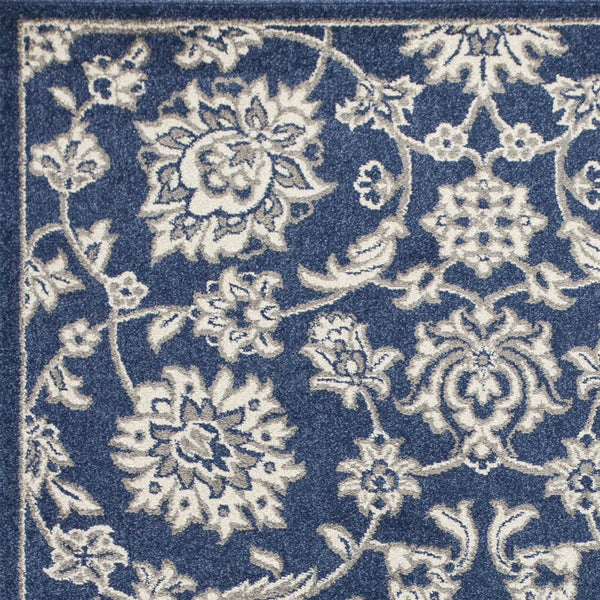 3' x 5' Denim UV Treated Polypropylene Area Rug