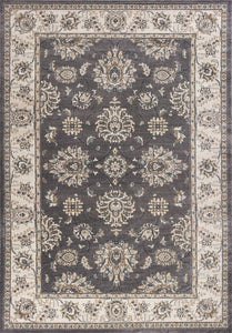 3' x 5' Grey or Ivory Polypropylene Area Rug