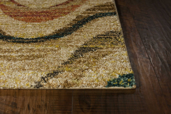 2'7" x 4'11" Polypropylene Sand Area Rug