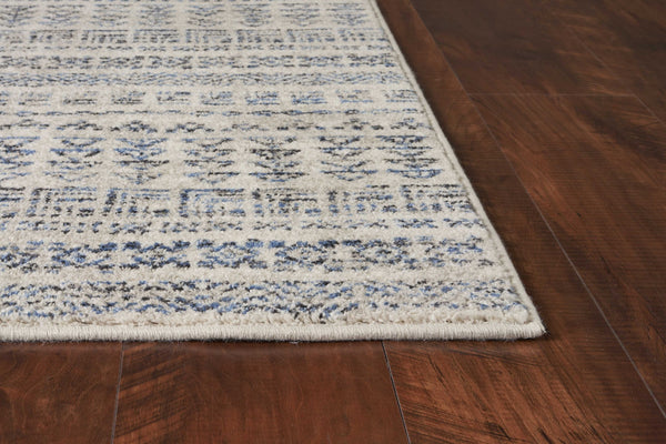 3' x 5' Ivory Geometric Pattern Area Rug