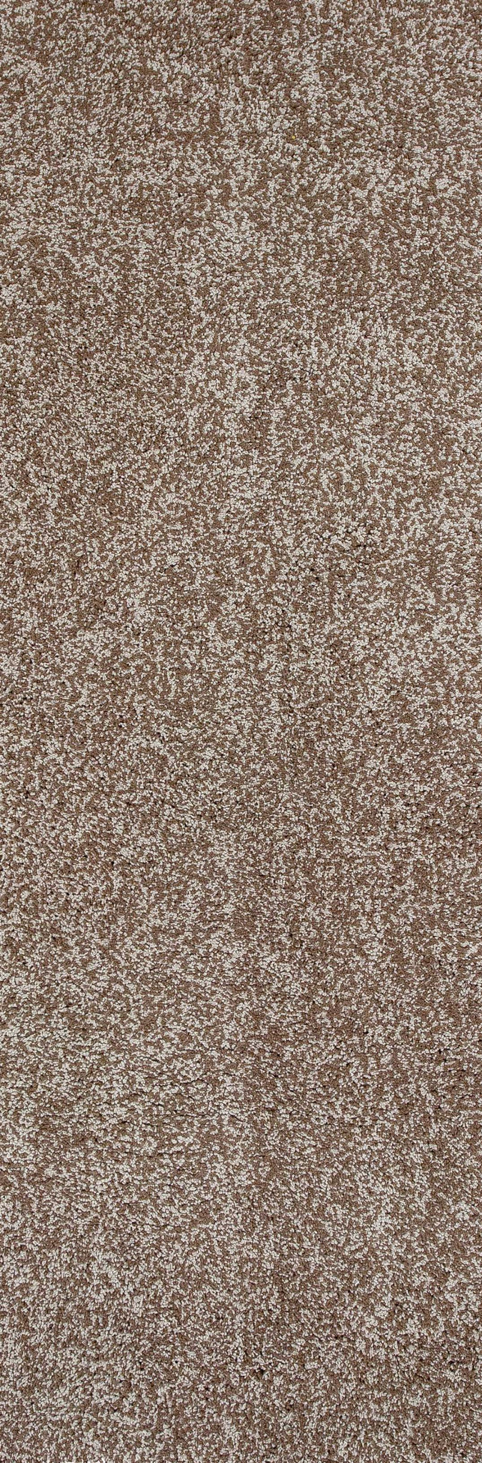 8' Beige Heather Plain Runner Rug