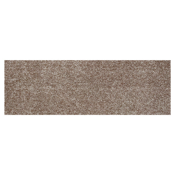 8' Beige Heather Plain Runner Rug