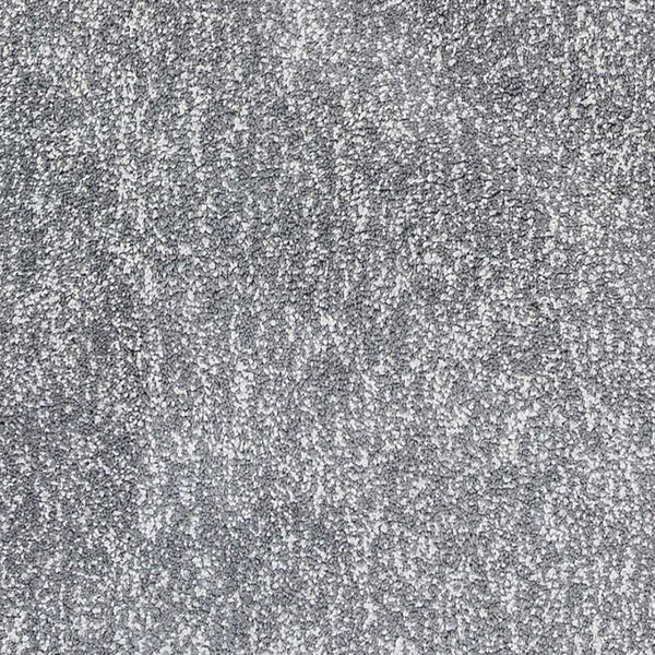 8' Grey Heather Plain Runner Rug