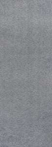 8' Grey Indoor Shag Runner Rug