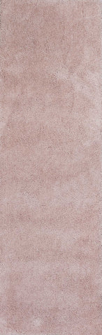 8' Rose Pink Indoor Shag Runner Rug