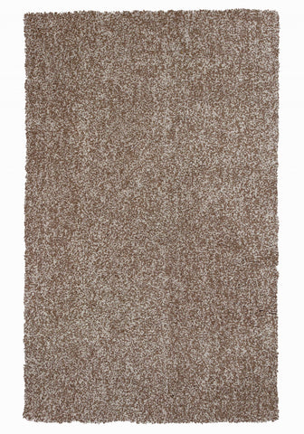 3'x5' Beige Heather Indoor Shag Rug