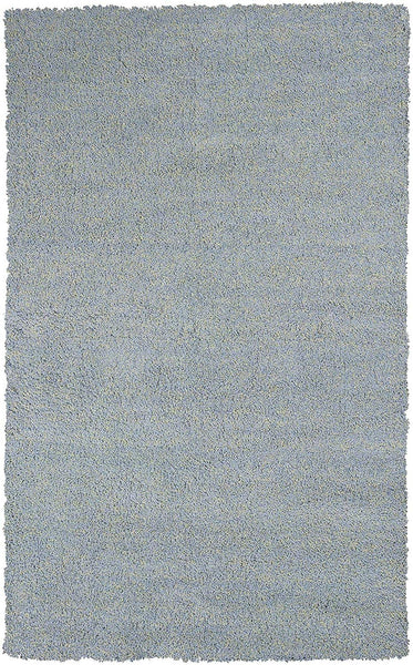 3' x 5' Blue Heather Plain Area Rug