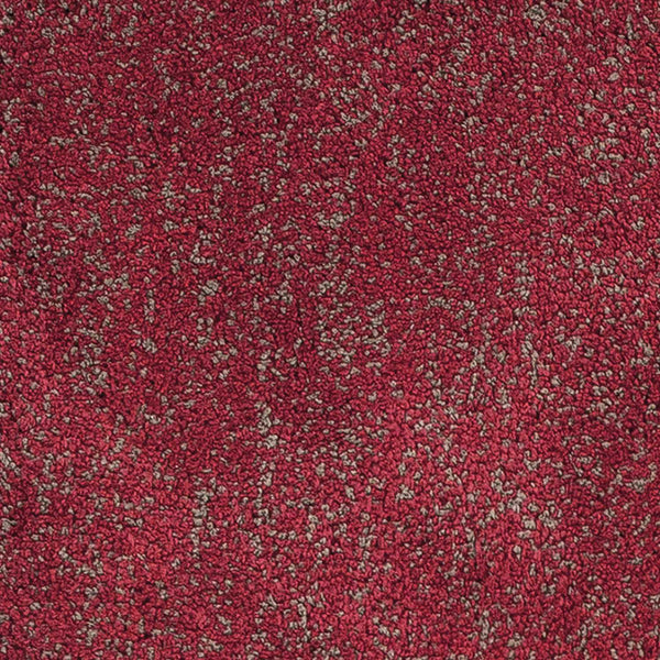 3' x 5' Red Heather Plain Area Rug