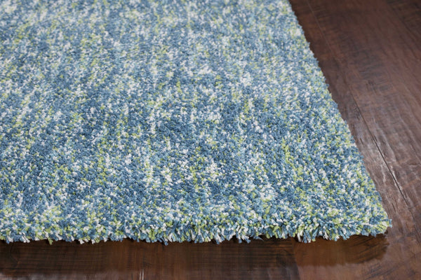 3' x 5' Seafoam Heather Plain Area Rug