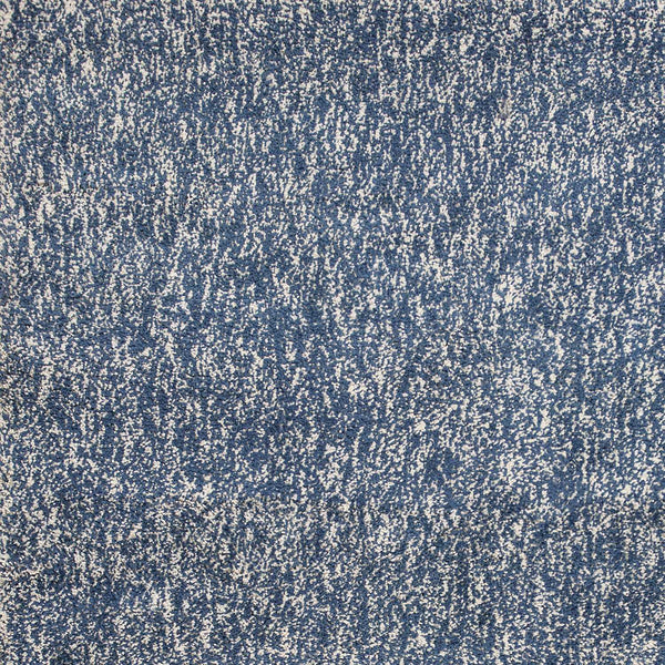 3'x5' Indigo Ivory Heather Indoor Shag Rug