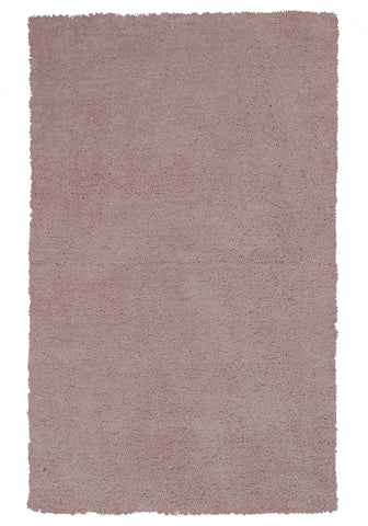 3' x 5' Rose Pink Plain Area Rug