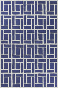 3'3" x 5'3" Wool Indigo Area Rug