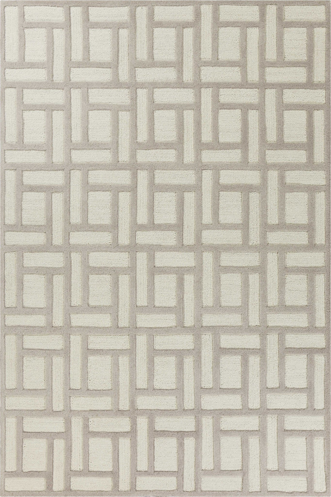 3'3" x 5'3" Wool Tan Ivory Area Rug