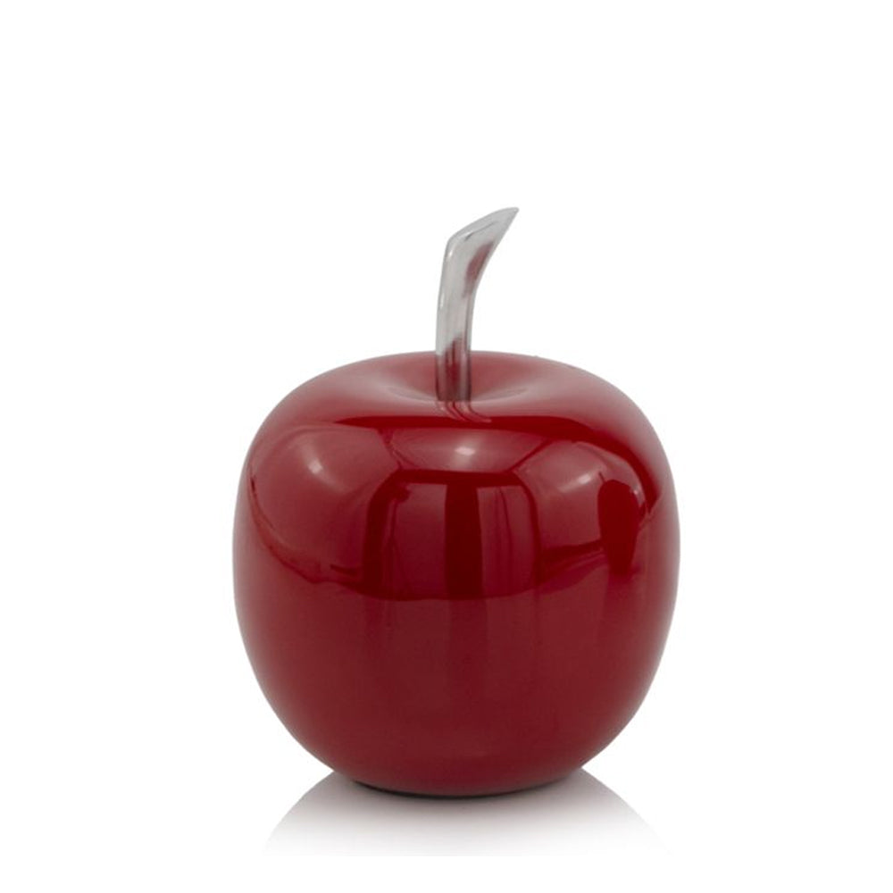 4.5" x 4.5" x 6" Buffed and Red Small Apple