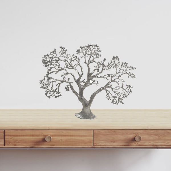 Silver Tree Wall Sculpture