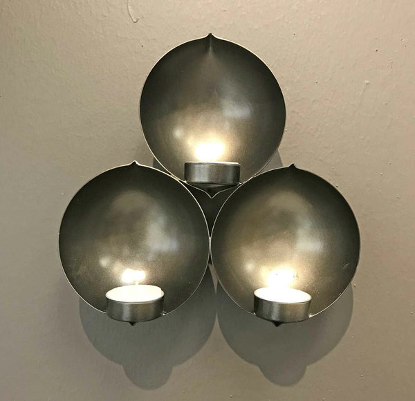 2.75" x 8.5" x 8.75" Bronze Cluster 3 Lite Wall Sconce