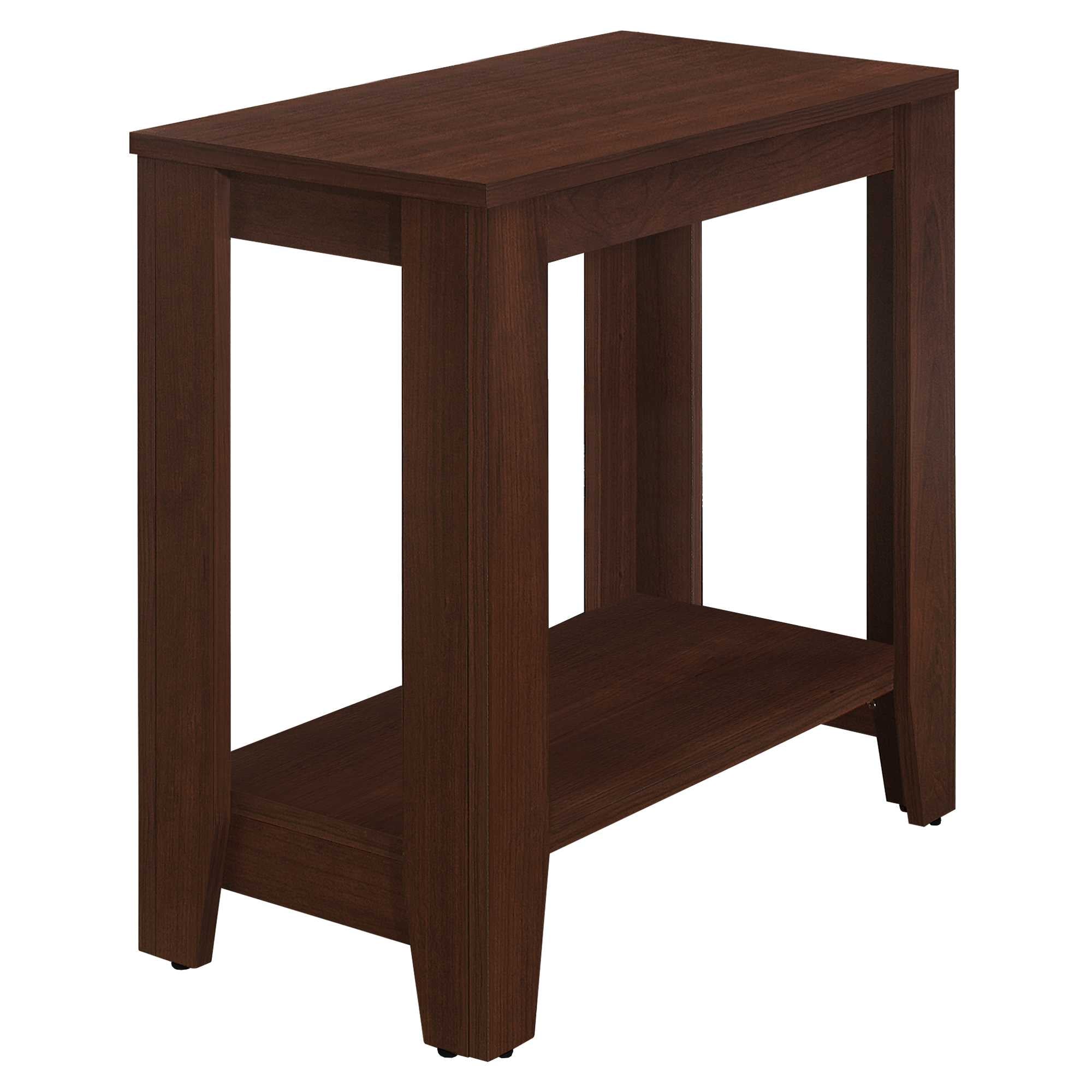 11.75" x 23.75" x 22" Cherry Particle Board Laminate Accent Table