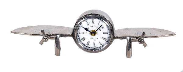 3" x 13.5" x 4.5" Aeroplane Table Clock