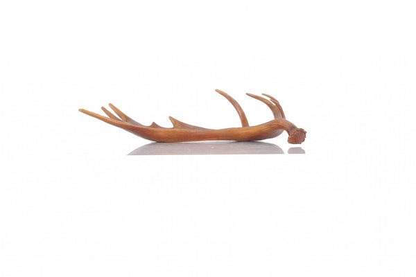 12" x 23.5" x 6.5" Deer Antler Tray